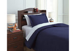892742790:Raleda Coverlet in Navy, Eastern King, Image 3