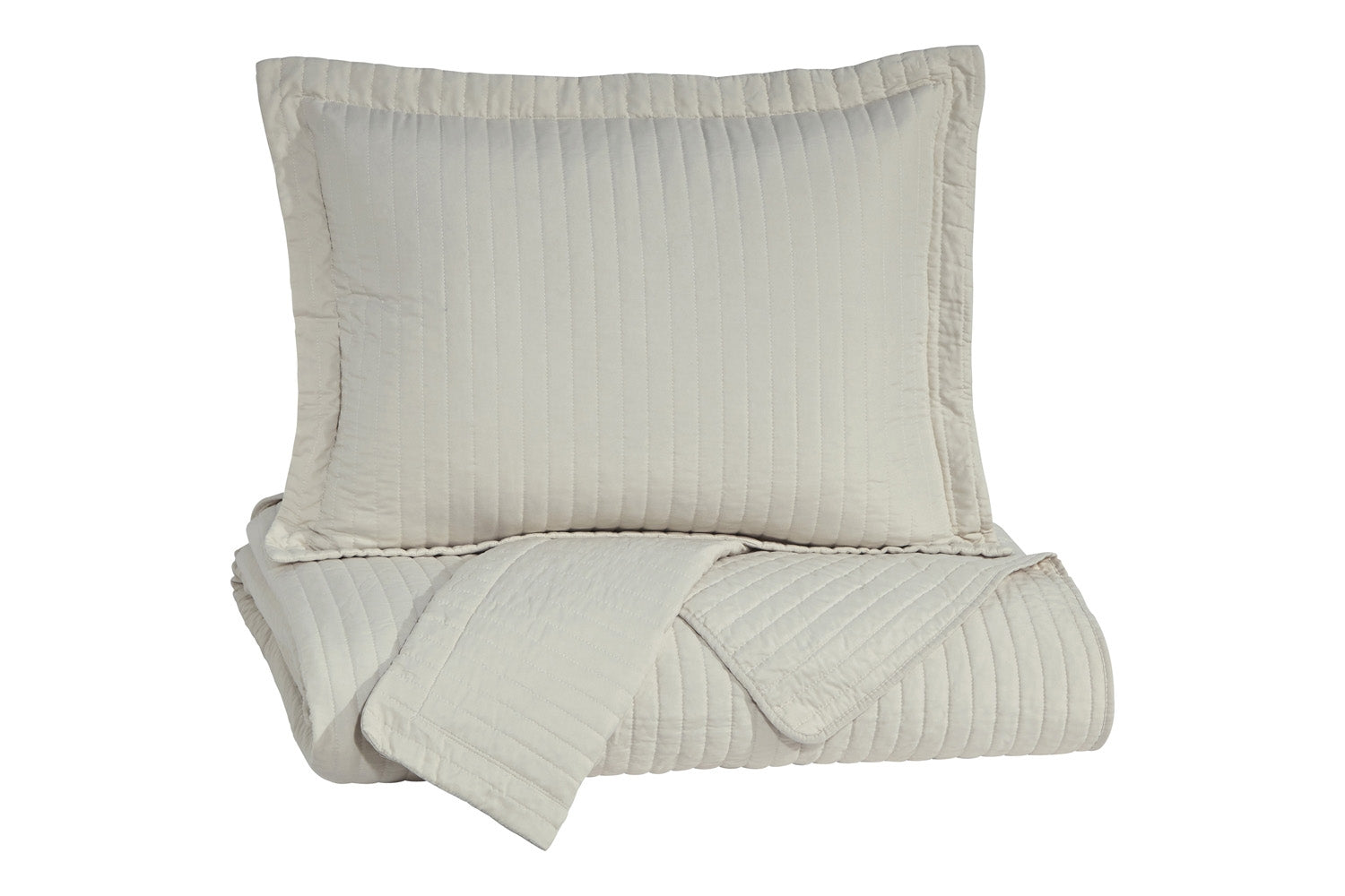 321424964:Raleda Coverlet in Buff, Queen, Image 1