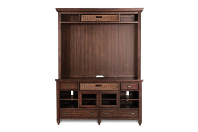 565587871:Cottage Lane 2 Piece Entertainment Center in Brown, 70 Inch, Image 1