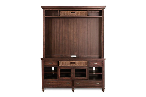 565587871:Cottage Lane 2 Piece Entertainment Center in Brown, 70 Inch, Image 1
