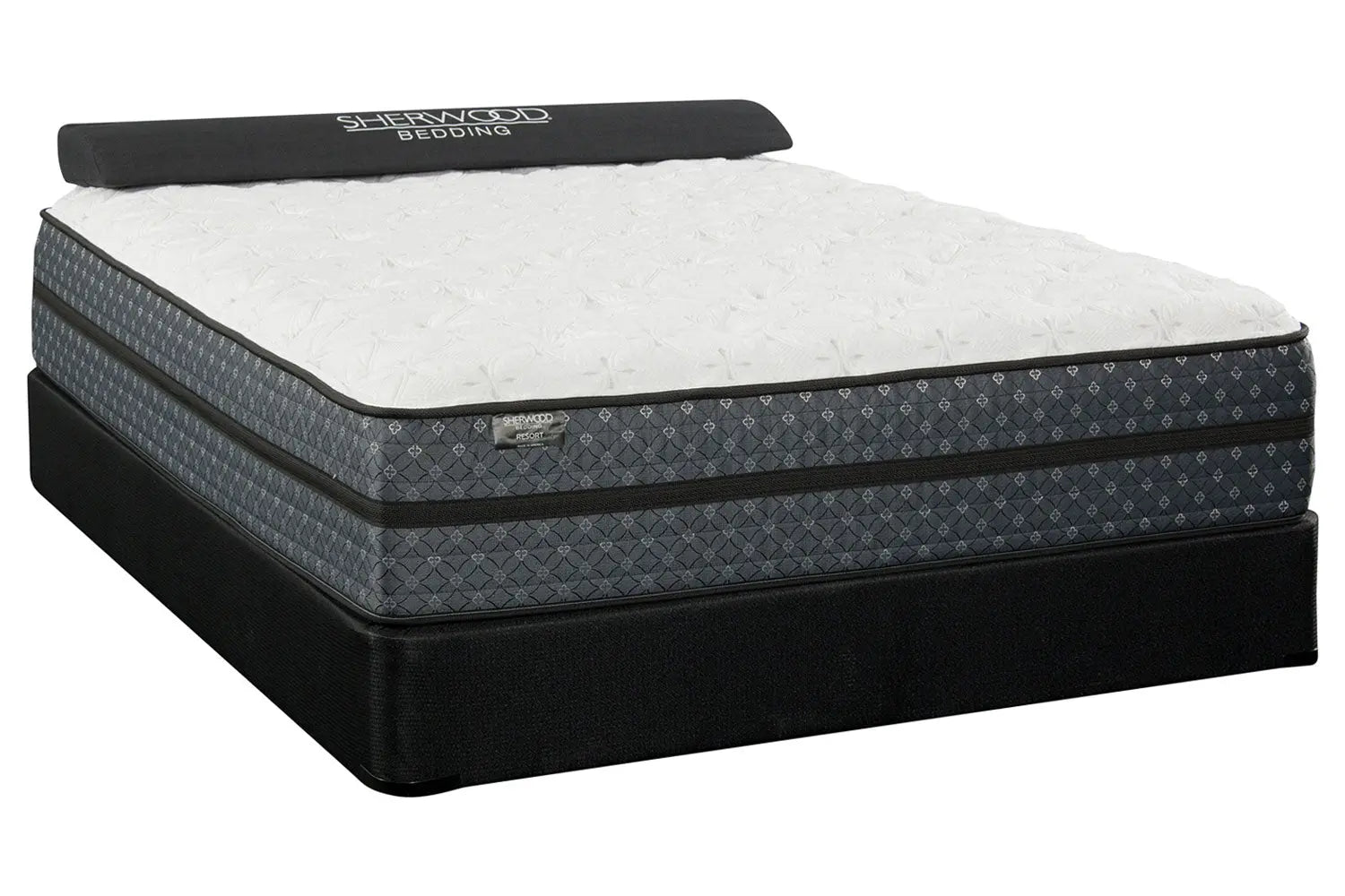 125640441:Sherwood Resort Plush Mattress, Queen, Plush, Image 1