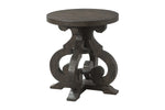 599460271:Stone End Table in Charcoal, Image 1