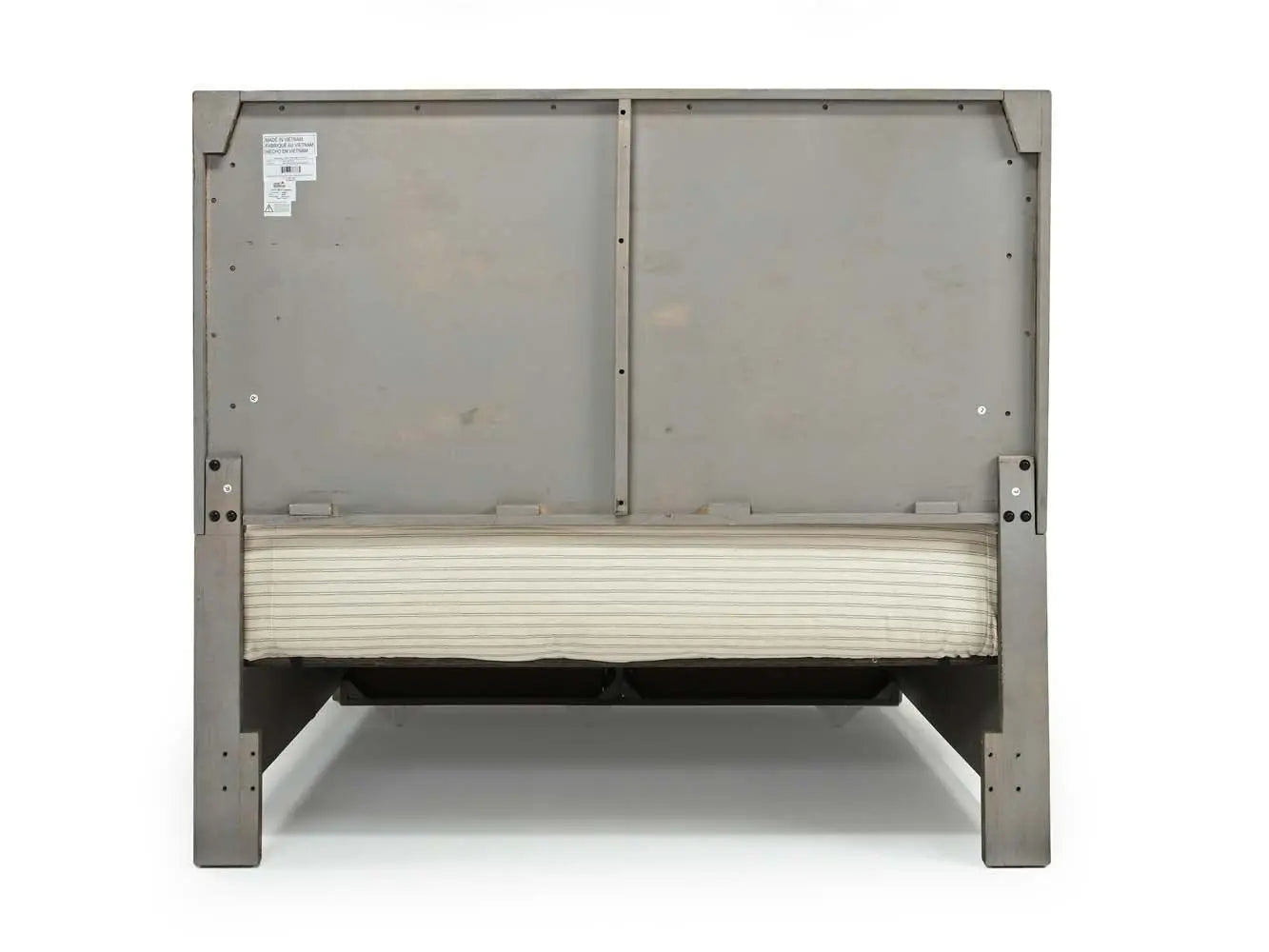 RUFGRYQSB:Ruff Hewn Panel Bed w/ Storage in Gray, Queen, Image 4