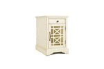 770144665:Skyy Chairside Table in Cream, Image 1