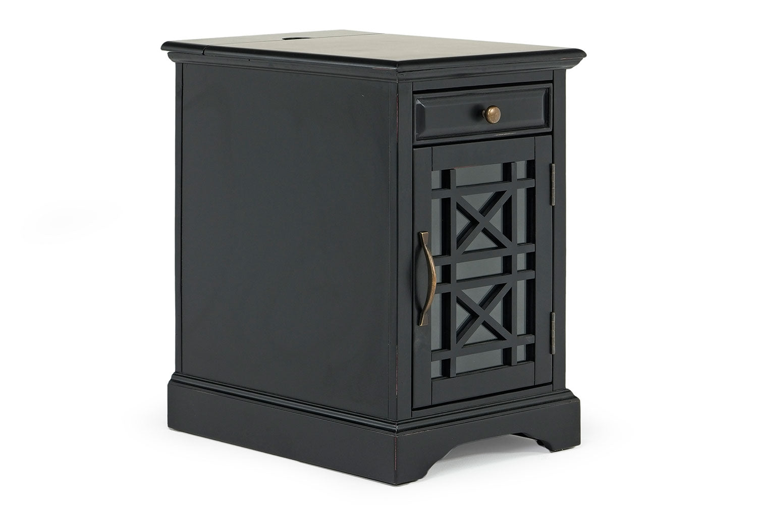317865903:Skyy Chairside Table in Black, Image 1