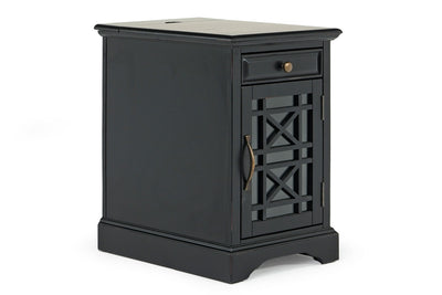 317865903:Skyy Chairside Table in Black, Image 1