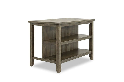 175408130:Stone Kitchen Island in Light Gray, Image 1