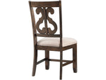720502695:Stone Side Chair in Charcoal, Upholstered Harp, Image 2