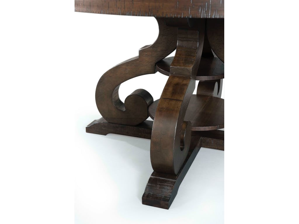 851292876:Stone Round Dining Table in Charcoal, Image 2