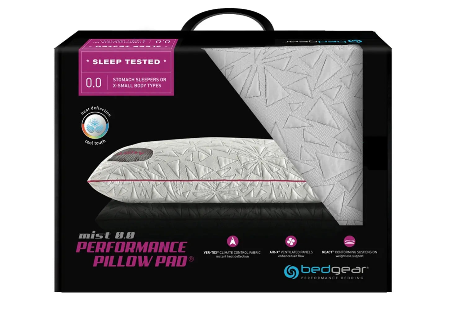 194557165:Bedgear Storm Mist Stomach Sleeper Pillow, Image 2
