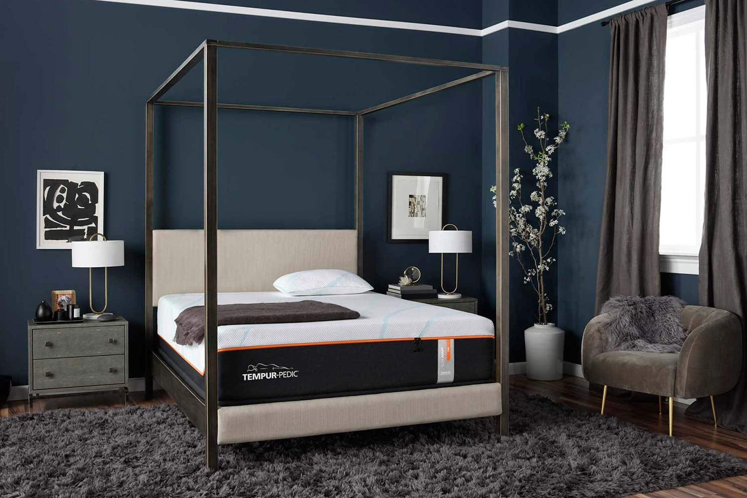 251255941:Tempur-Pedic Luxe Adapt Firm Mattress, Twin XL, Firm, Image 9