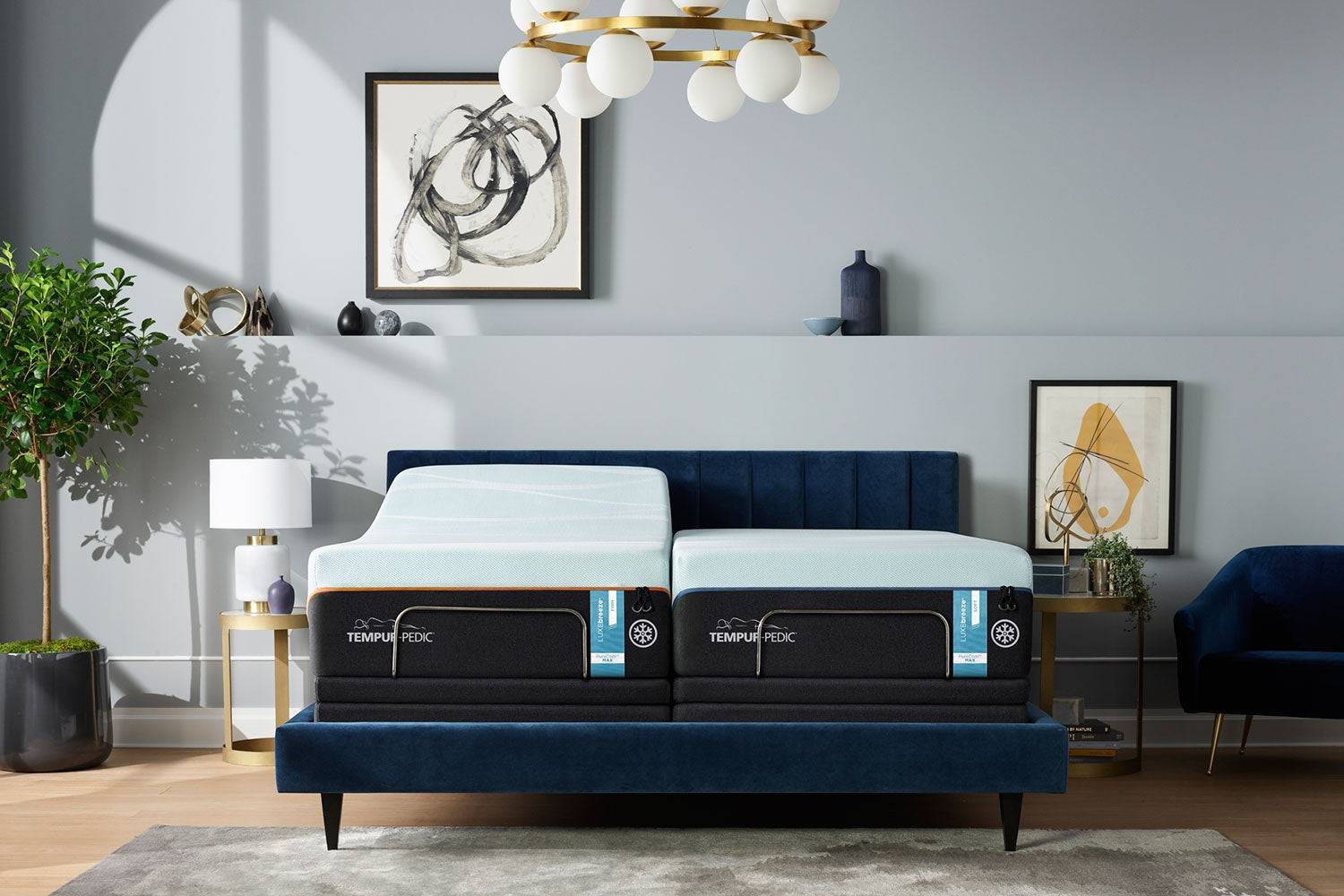 195224462:Tempur-Pedic Luxe Breeze Firm Mattress, Queen, Firm, Image 8