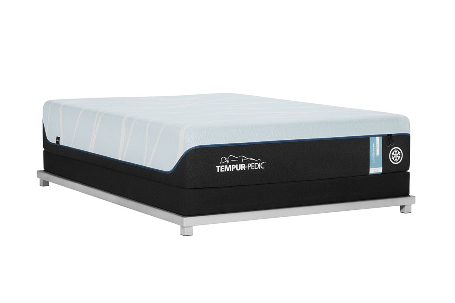 716168522:Tempur-Pedic Luxe Breeze Soft Mattress, Split California King, Soft, Image 3