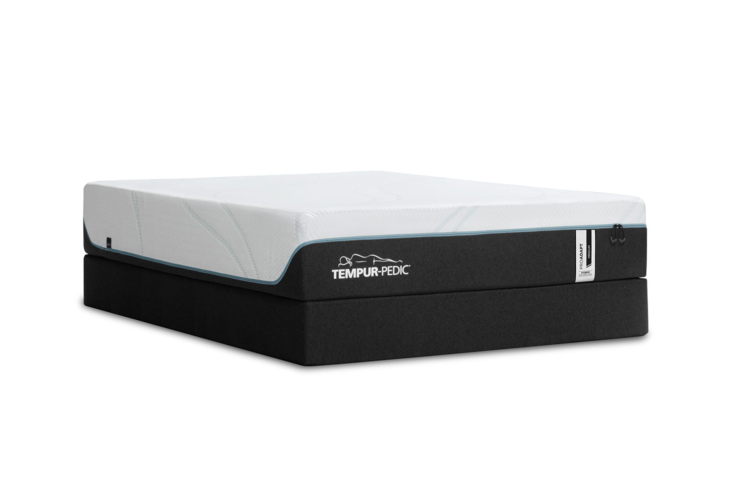 289908663:Tempur-Pedic Pro Adapt Medium Hybrid Mattress, Twin XL, Medium, Image 3