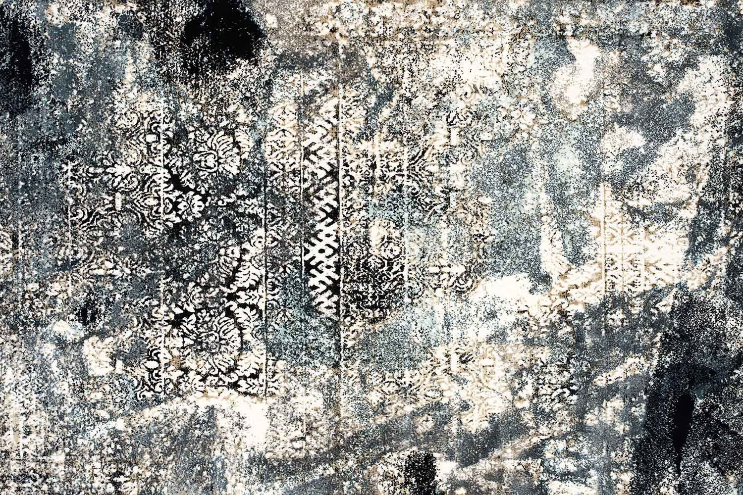 200894028:Titanium Rug in Navy Blue, 5 x 8, Image 1