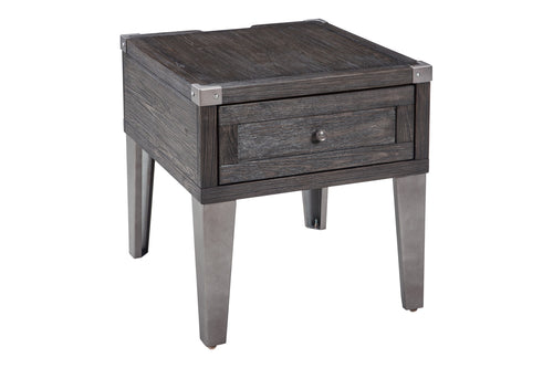 632865710:Todoe End Table in Gray, Image 1