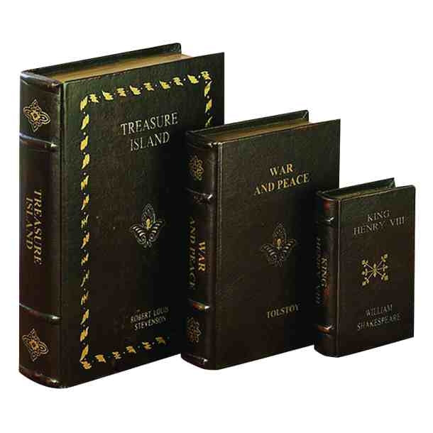 494957727:Treasure Island Book Boxes, Set of 3, Image 1