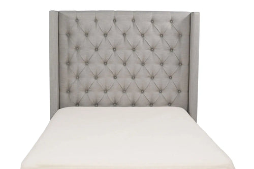 126630556:Westerly Upholstered Bed in Gray, Queen, Image 2