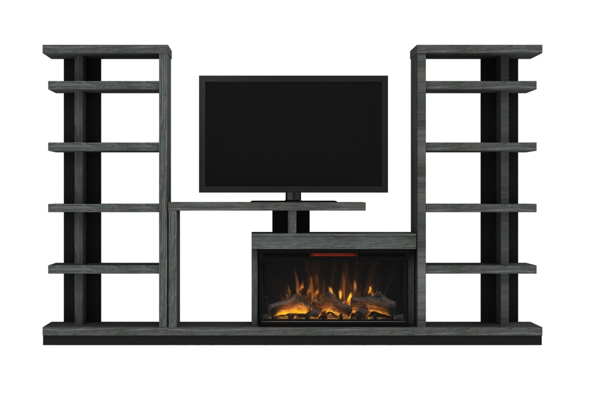 WRIGHTNE1:Wright 3 Piece Entertainment Center in Gray, Image 1