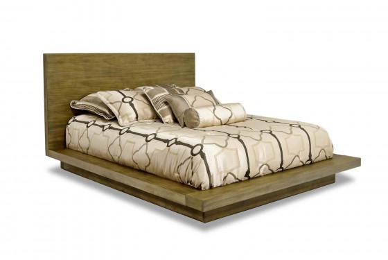 Melbourne Panel Bed In Brown Queen Mor Furniture
