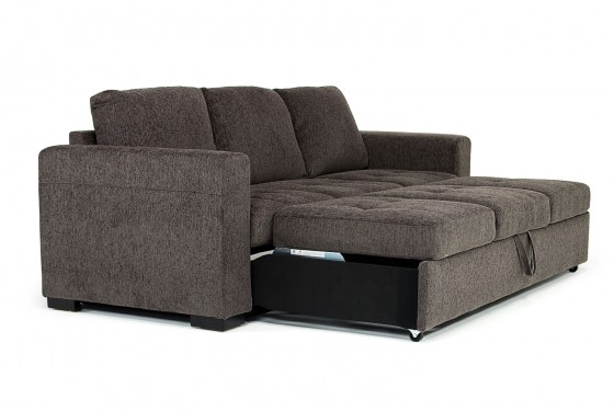 Claire Queen Pullout Sofa In Gray Mor Furniture