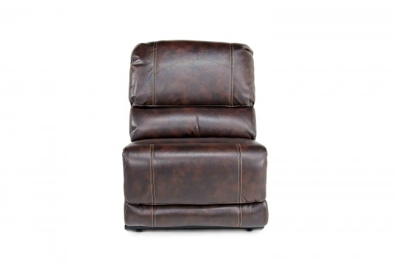 Azul Armless Power Recliner In Brown Mor Furniture