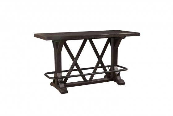 Tap Room Bar Height Dining Table In Dark Brown Mor Furniture