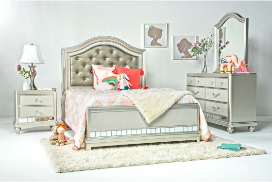 Lil Diva Kids Teens Platform Bedroom Mor Furniture