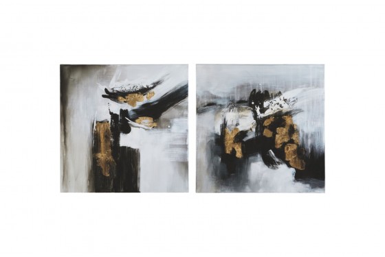 Jerrin Abstract Wall Art Set Of 2 Mor Furniture