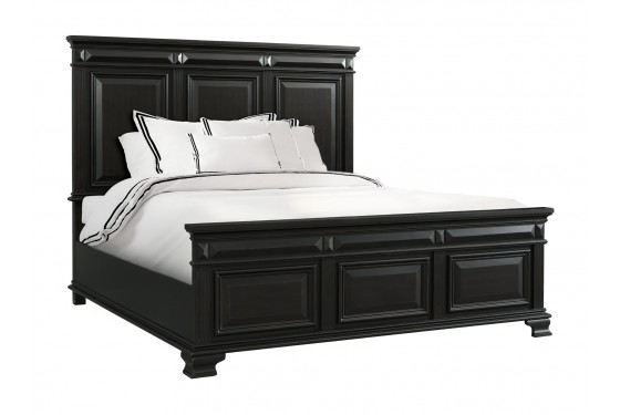 Calloway Panel Bed In Espresso Eastern King Mor Furniture