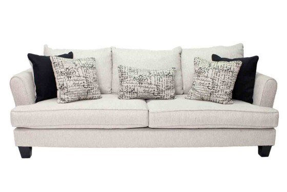 Rachel Omega Mist Sofa Mor Furniture