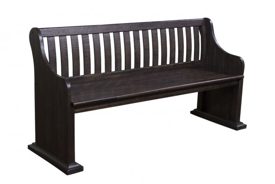 Stone Bench In Charcoal Mor Furniture