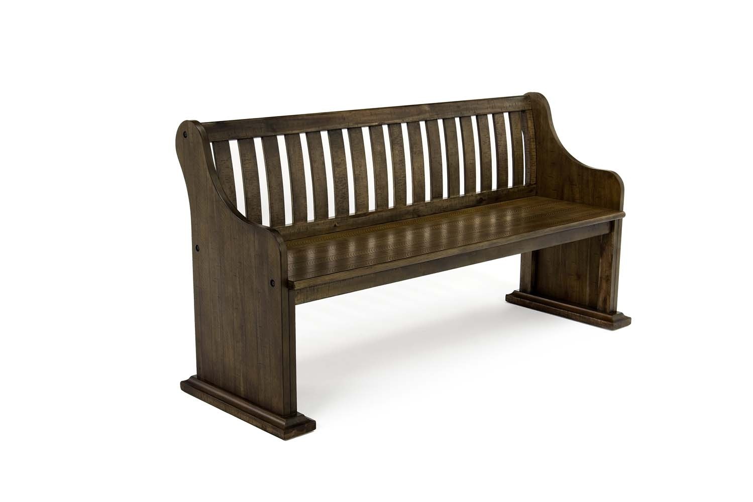 Stone Dining Bench in Light Gray Mor Furniture