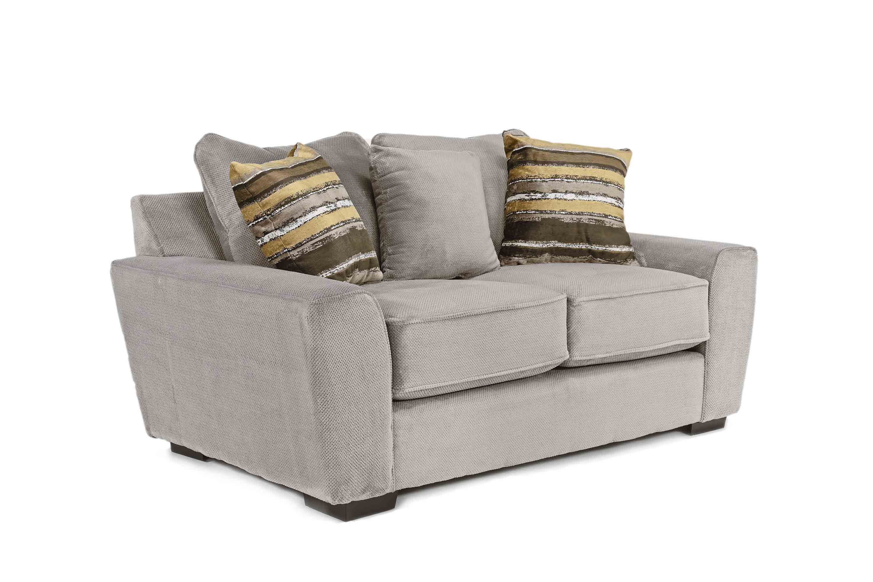 Oracle Loveseat In Platinum Mor Furniture For Less Oracle Loveseat In Platinum A Image 1