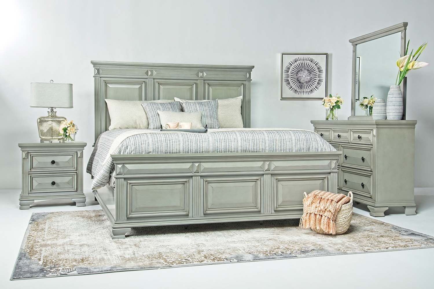 Calloway Bedroom in Gray Mor Furniture
