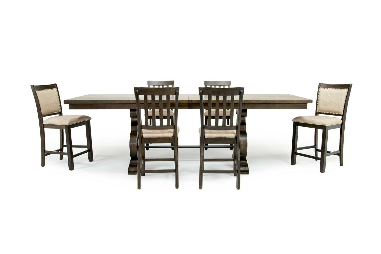 Stone Counter Table in Charcoal Mor Furniture for Less