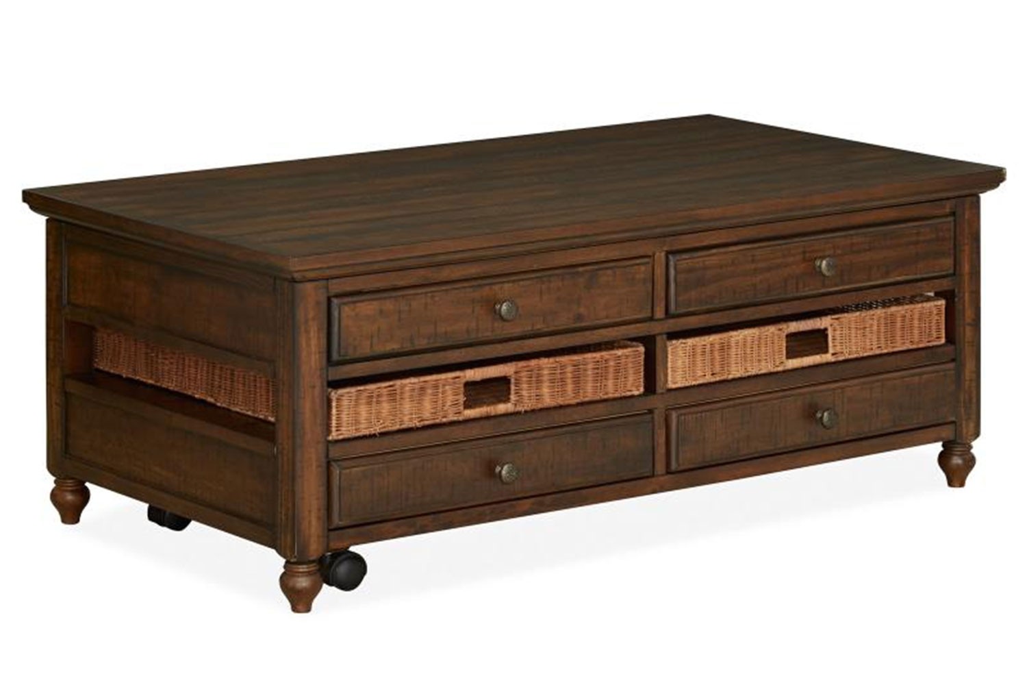 Cottage Lane Lift Top Cocktail Table in Brown Mor Furniture