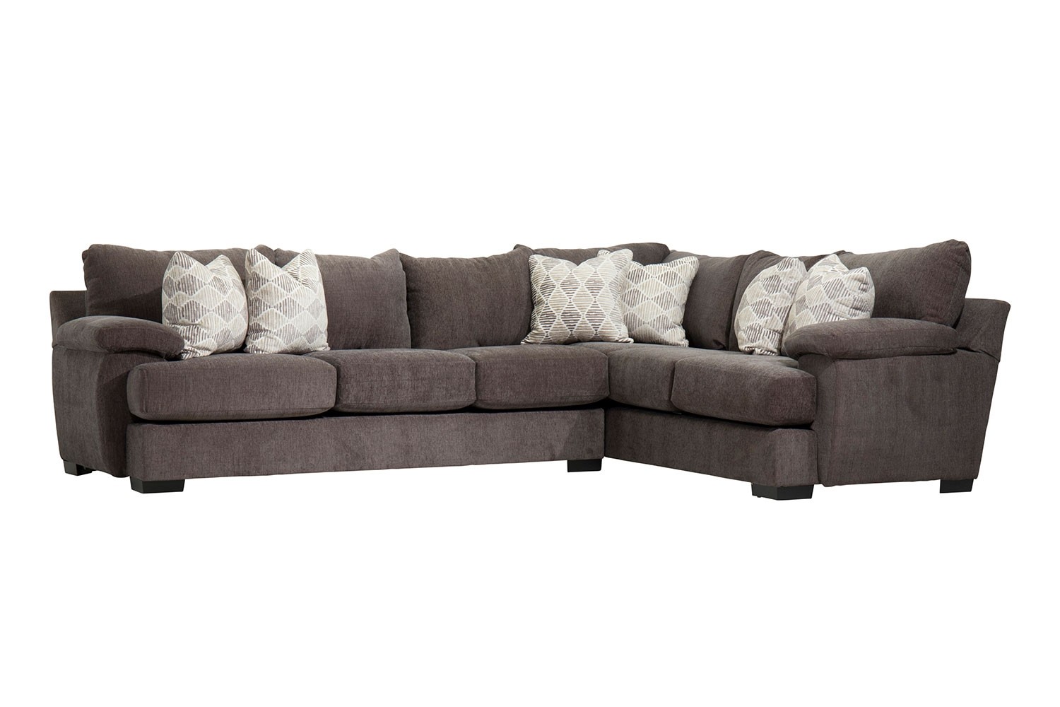 Bermuda Tux Sofa Sectional in Victory, Right Facing, Down Mor Furniture