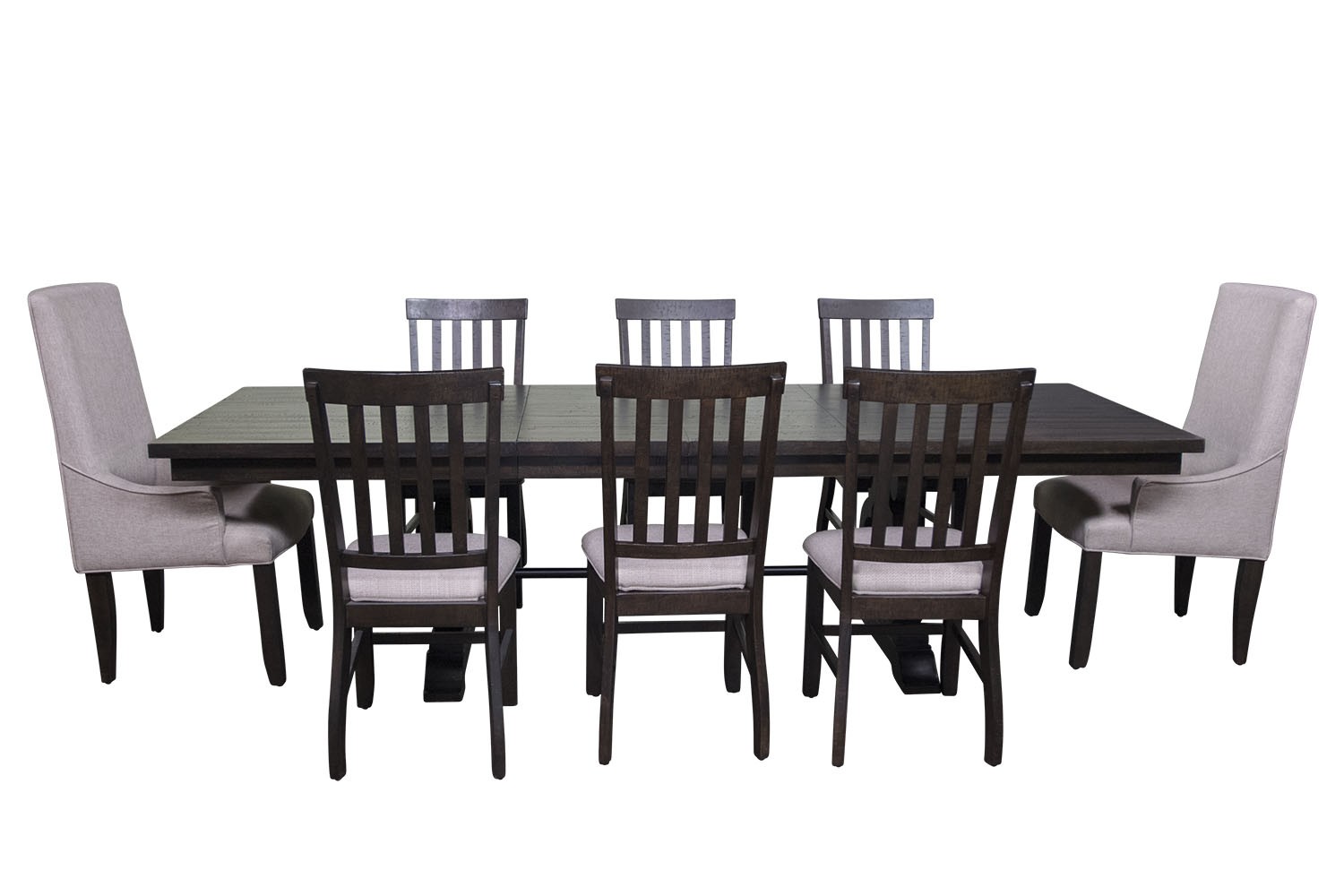 Stone Dining Room In Charcoal Mor Furniture For Less Stone Dining Room In Charcoal Media Image 4